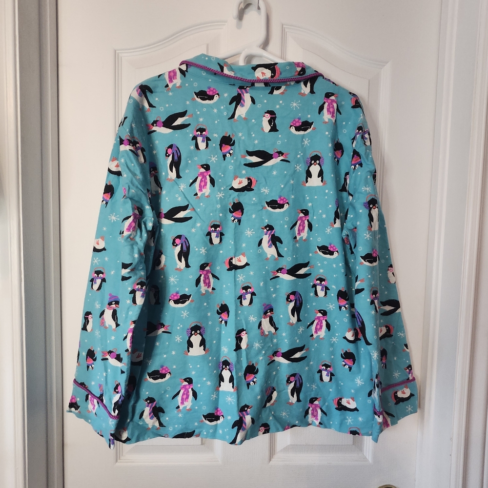 Penguin Print Womens Pajamas - Picture 4 of 8